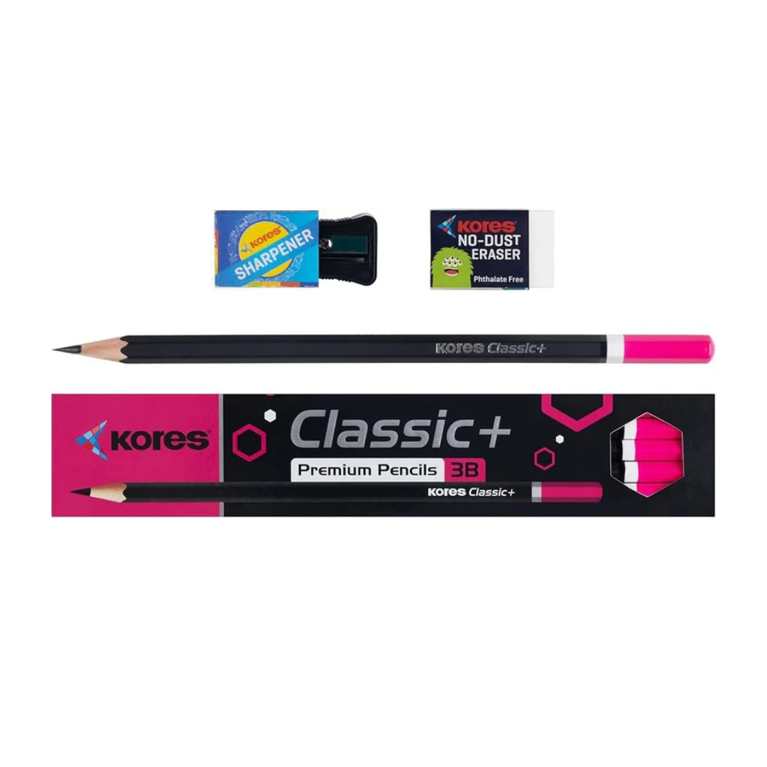 KORES CLASSIC+ PREMIUM PENCIL 3B 10N