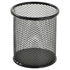 SAYA 12C CLEAR PEN STAND METAL MESH ROUND