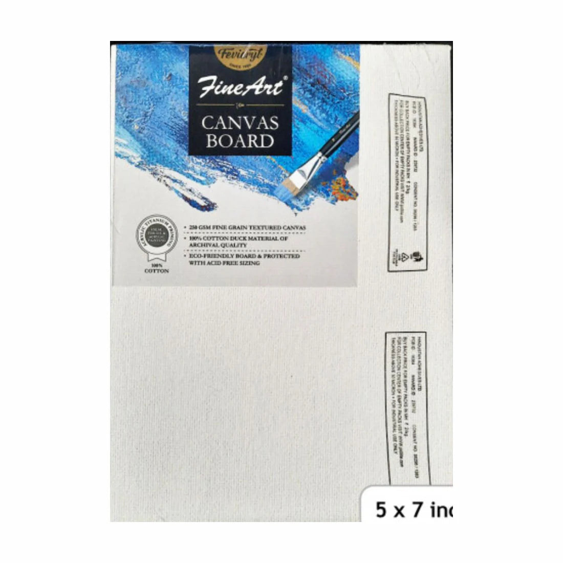 FINE ART CANVAS BOARD 5X7