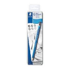 STAEDTLER 100 G6 MARS LUMOGRAPH PENCILS PACK OF 6PCS