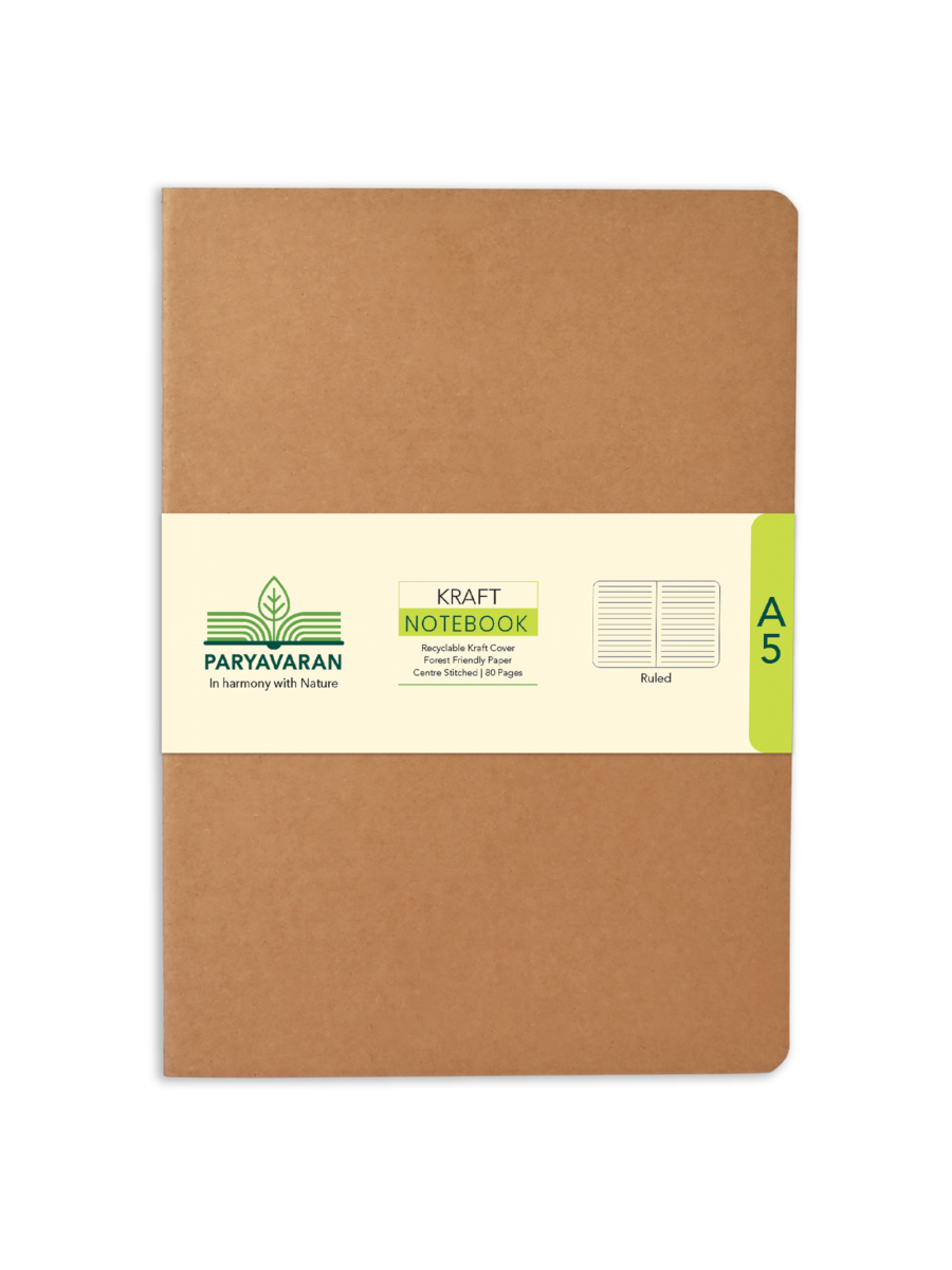 SCHOLAR KNB2 A5 KRAFT RULED NOTEBOOK