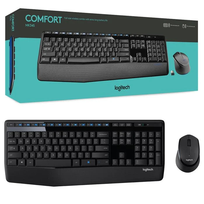LOGITECH MK 345 WL KEYBOARD+MOUSE 3245