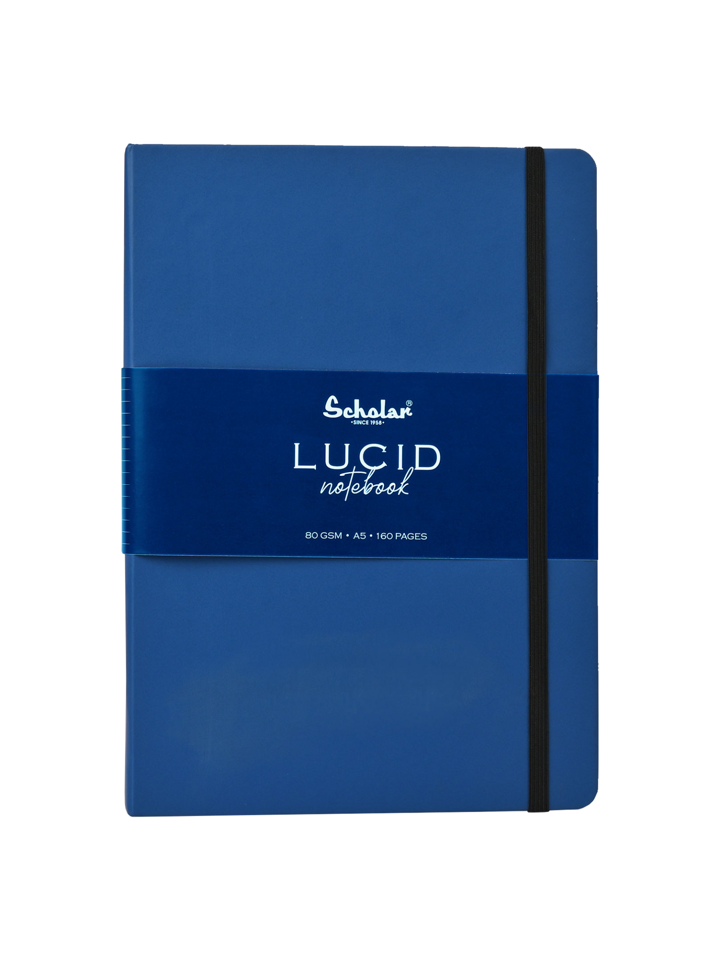 SCHOLAR LUC2 A5 LUCID NOTEBOOK RULED - NAVY BLUE