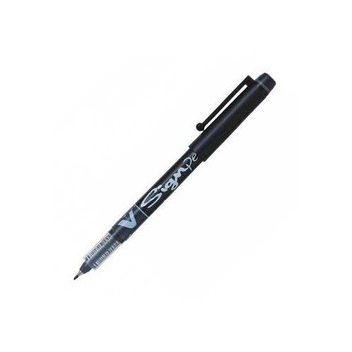 PILOT 1114 V SIGN PEN - BLACK