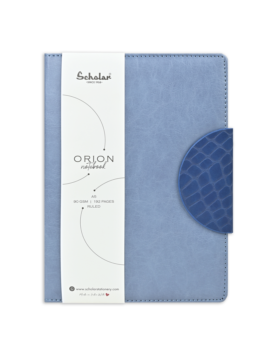 SCHOLAR ORN2 A5 ORION NOTEBOOK - BLUE