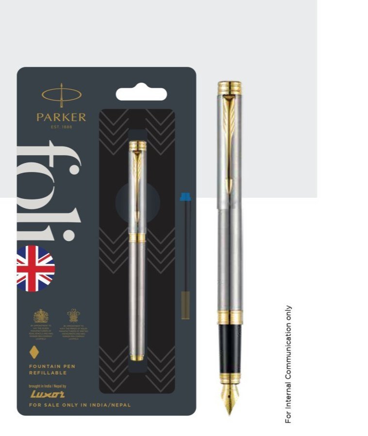 PARKER FOLIO STAINLESS STEEL GT FP