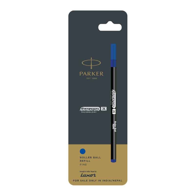 PARKER REFILL NAVIGATOR FINE ROLLER BALL PEN - BLUE