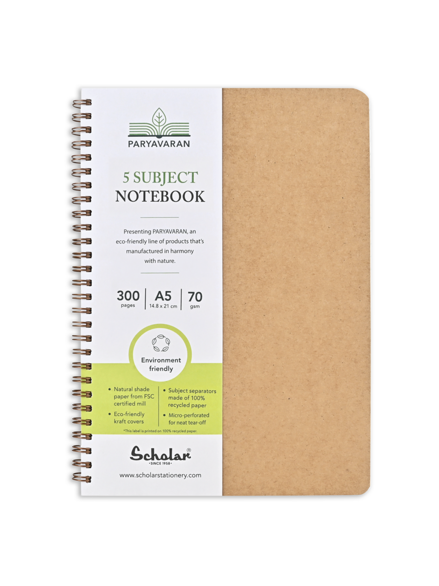 SCHOLAR PSN6 A5 5SUB PARYAVARAN NOTEBOOK