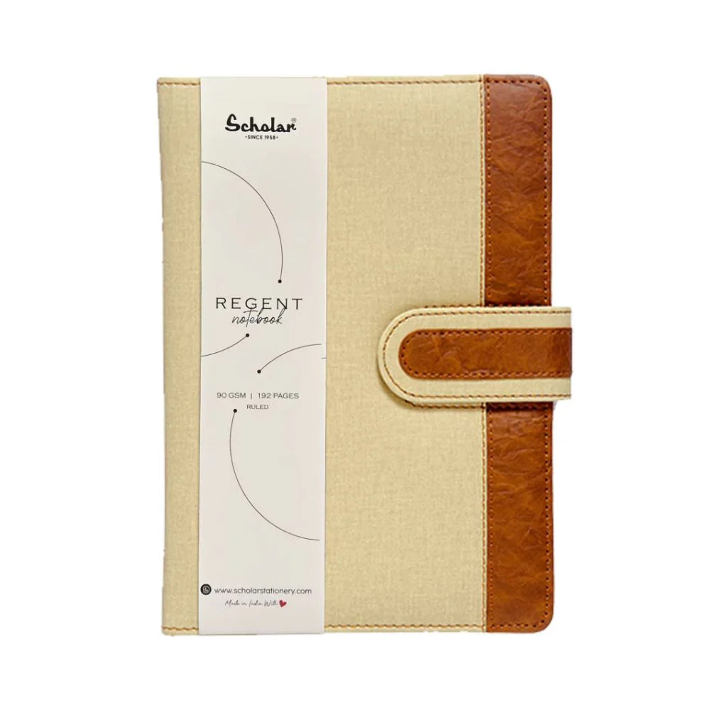 SCHOLAR RGN3 B5 REGENT NOTEBOOK 192PAGES - KHAKHI