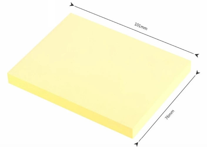 PF 004 STICKY PAD 3X4 100ST 85