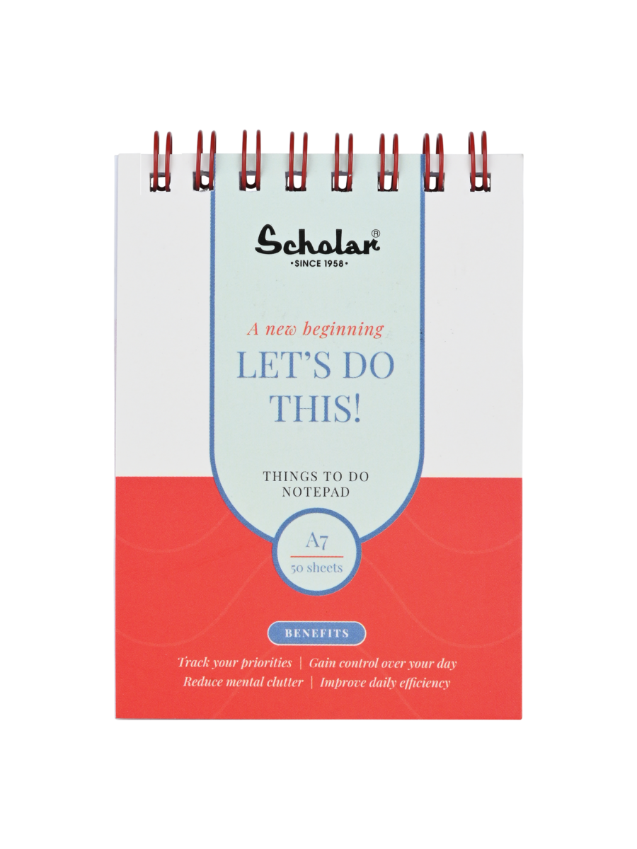 SCHOLAR TTS9 A7 THINGS TO DO SPIRAL PAD 50SHEET