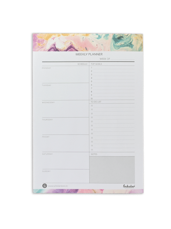 SCH WPL4V WEEKLY PLANNER VERTICAL 280