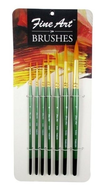 FINE ART TR-7 S-412 PAINTING BRUSH ROUND