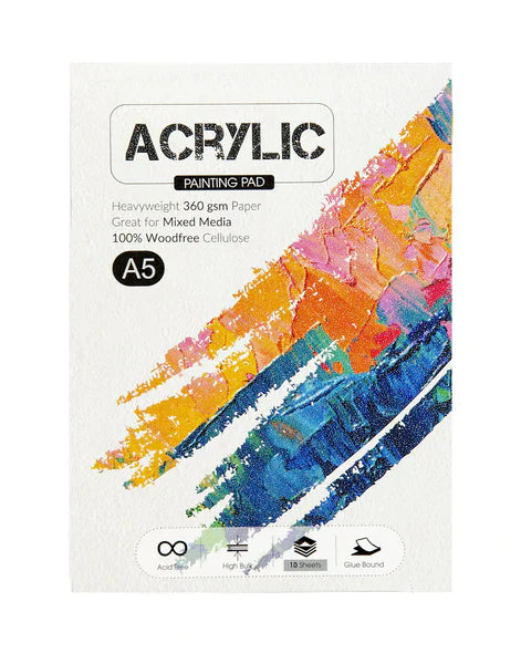 SCHOLAR ACR2 A5 ACRYLIC PAINTING PAD