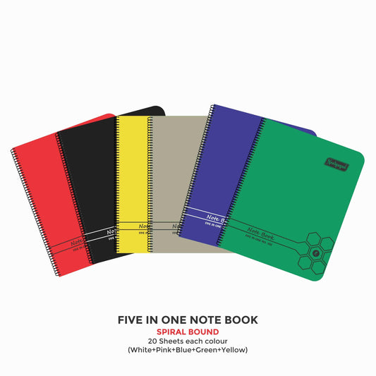 NEELGAGAN STUDENT SPIRAL NOTEBOOK PLAIN 200 PG