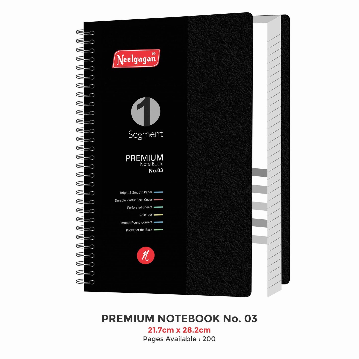 NEELGAGAN PREMIUM NOTEBOOK NO-3 160PAGES