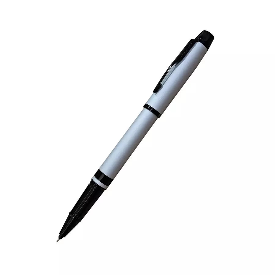 PARKER ODYSSEY DARK GREY BLACK METAL TRIM ROLLER BALL PEN