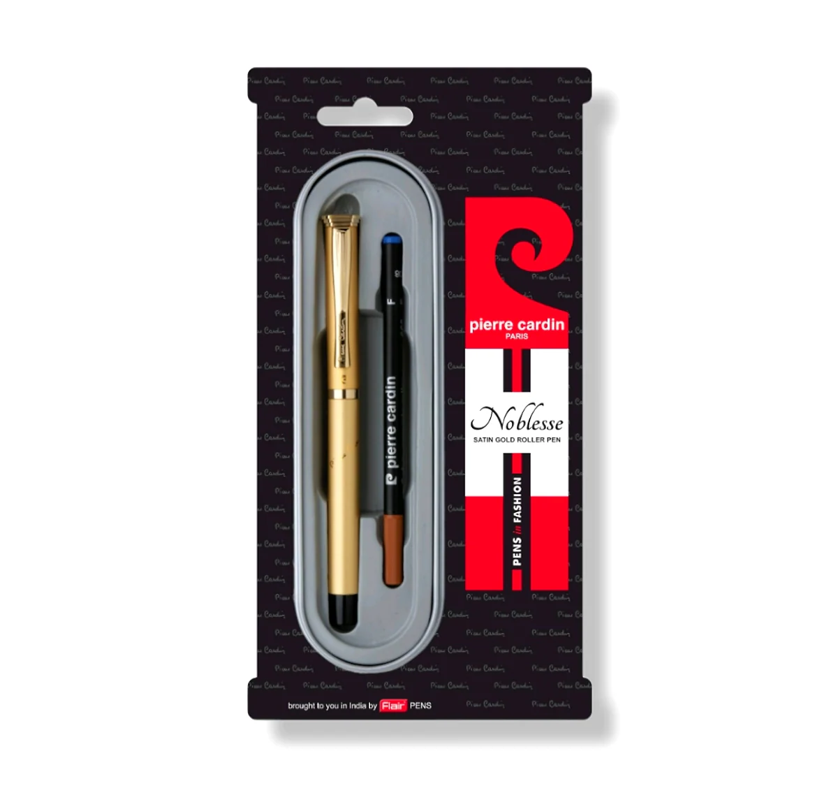 PIERRE CARDIN NOBLESSE SATIN GOLD ROLLER BALL PEN