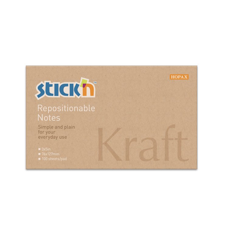 HOPAX 21640 STICK'N KRAFT NOTES 3X5