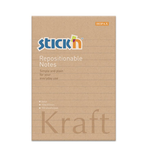HOPAX 21641 STICK'N KRAFT NOTES 6X4