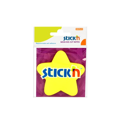HOPAX 21591 STICK'N NEON DIE-CUT NOTES