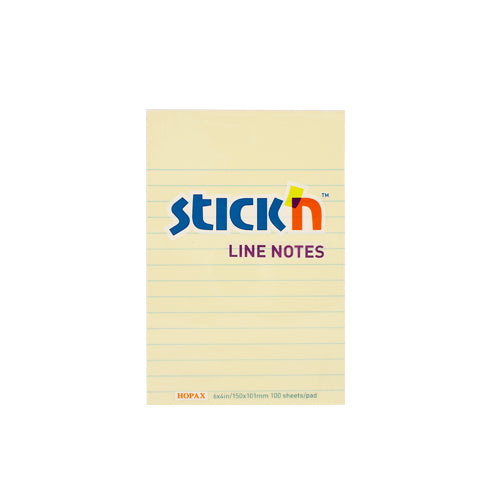 HOPAX 21056 STICKY LINE NOTE 6X4 200