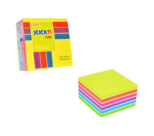 HOPAX 21539 STICK'N MAGIC CUBE NOTES 3X3