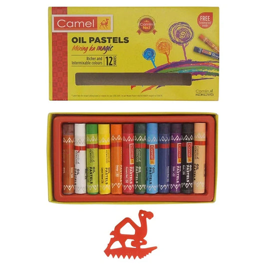 CAMLIN OIL PASTEL 12 COL