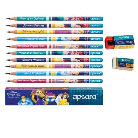 APSARA DISNEY MICKEY MOUSE & FRIENDS EXTRA DARK PENCIL PACK OF 10PCS