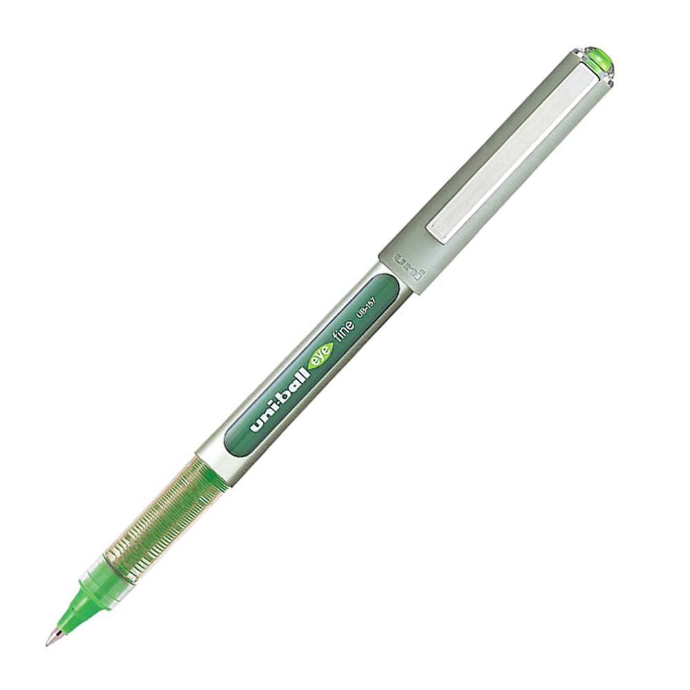 UNIBALL 157 EYE 0.7MM ROLLER BALL PEN LIGHT GREEN