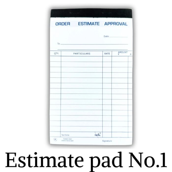 NEELGAGAN ESTIMATE PAD NO-1