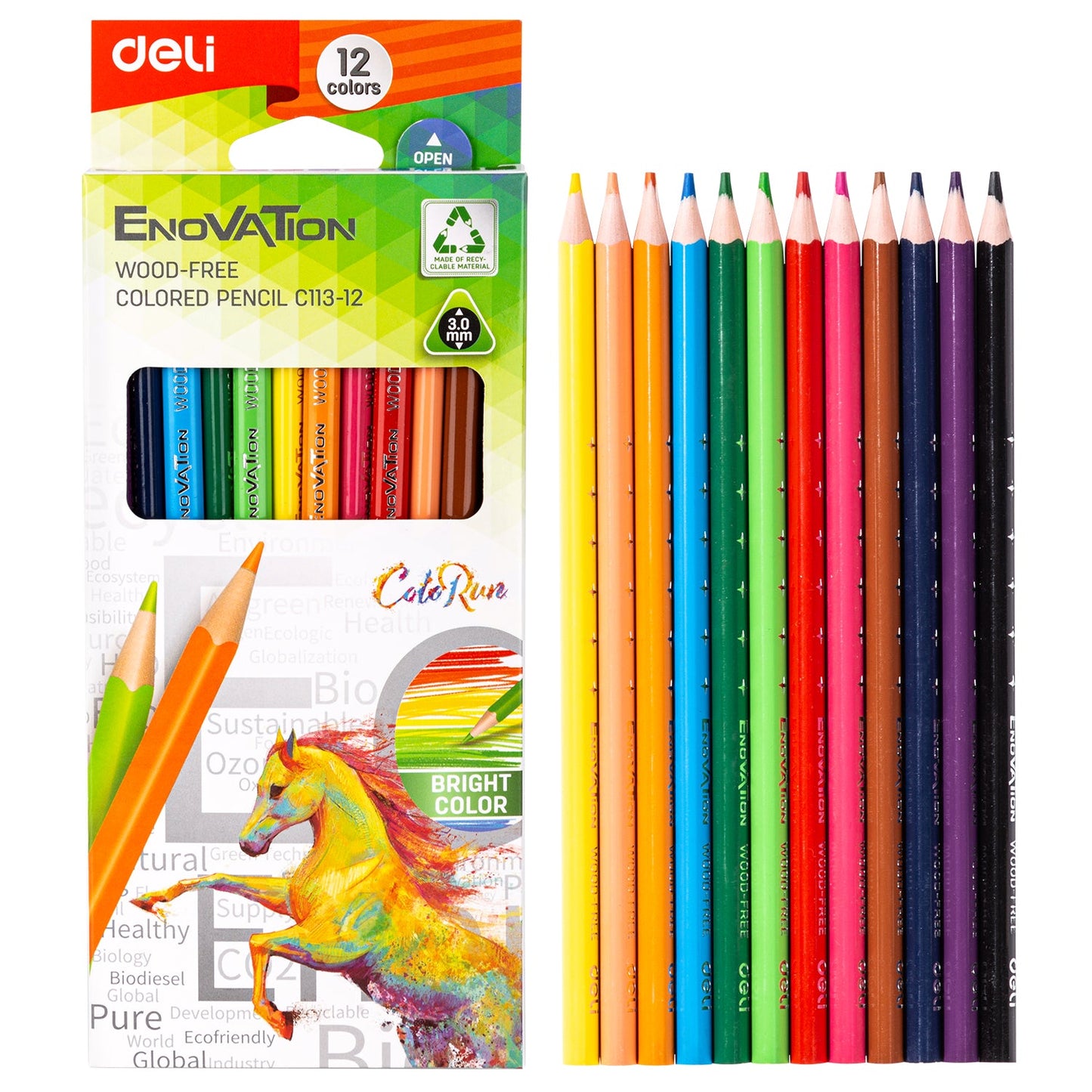 DELI C113-24 PENCIL COLOURS