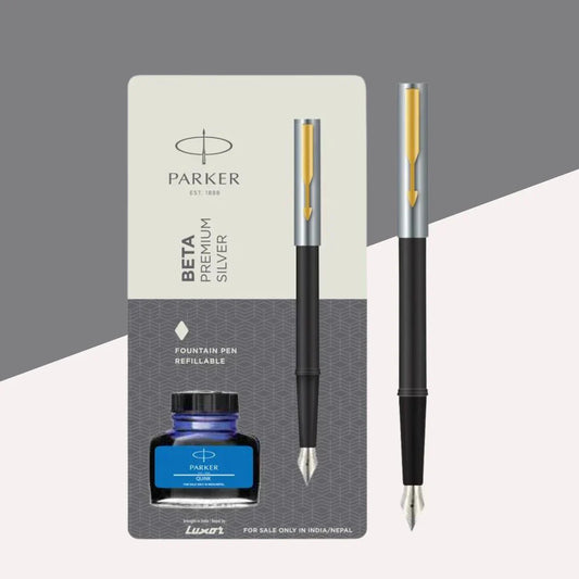 PARKER BETA PREMIUM SILVER GT FP+INK