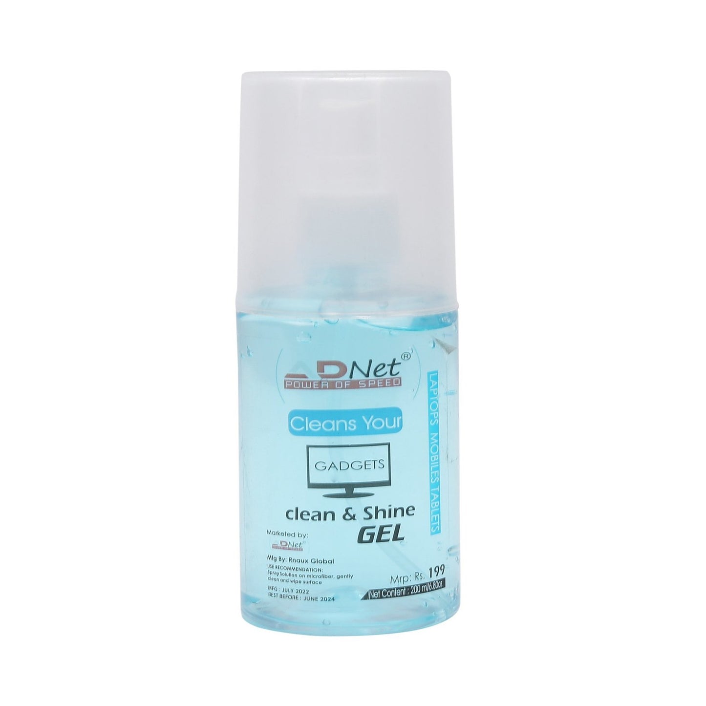 ADNET CLEAN & SHINE GEL 200ML 199