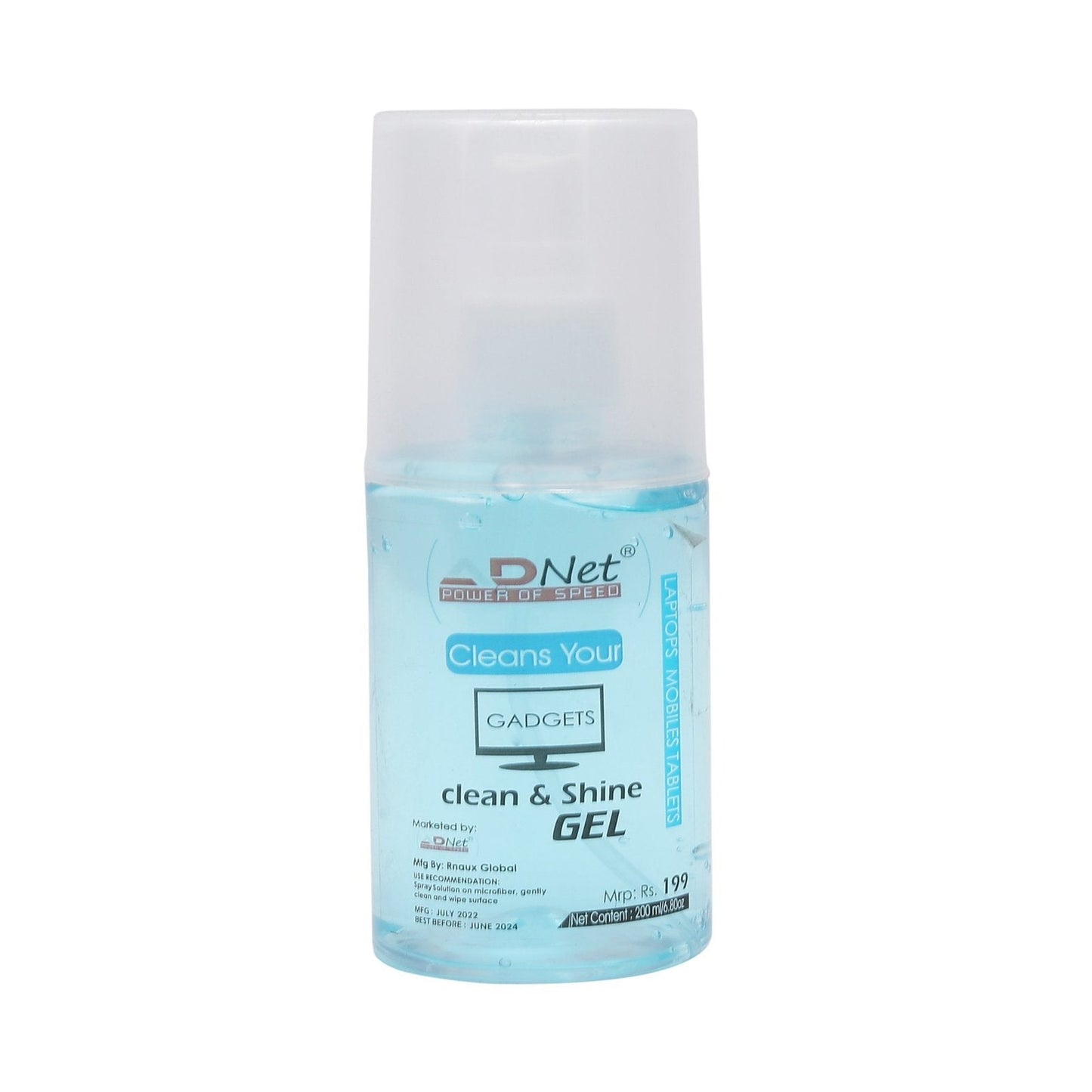 ADNET CLEAN & SHINE GEL 200ML