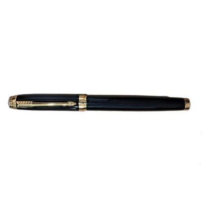 AMBIENT LACQUE BLK GT FOUNTAIN PEN & ROLLER PEN SET