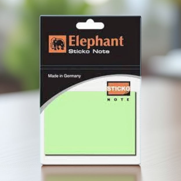 ELEPHANT 159696 2*3 STICKY NOTES GREEN