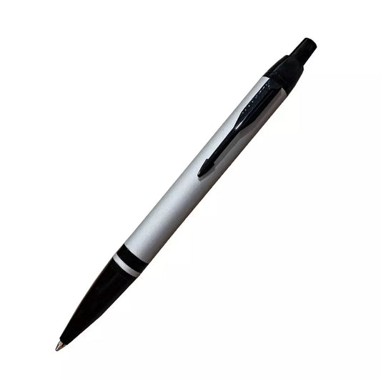 PARKER ODYSSEY DARK GREY BLACK METAL TRIM BALL PEN