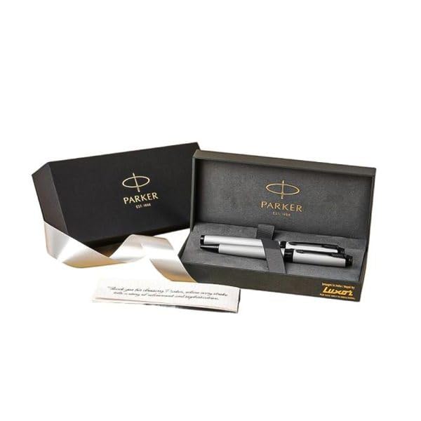 AMBIENT DARK GREY BMT ROLLER & BALL PEN SET