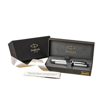 AMBIENT DARK GREY BMT ROLLER & BALL PEN SET