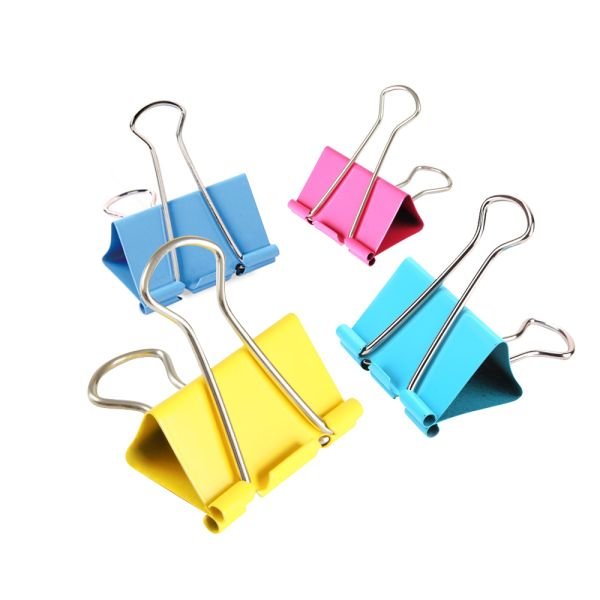 BINDER CLIP F-566 PASTEL COLOR PACK OF 6PCS