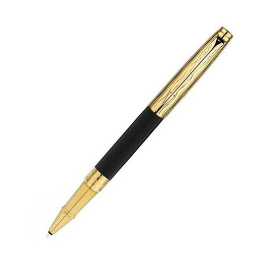 PARKER ASTER ESSENTIAL BLACK & GOLD GT ROLLER BALL PEN