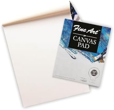 FINE ART CANVAS PAD 9X12 10SHEET