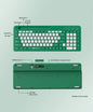 POR 2205 BS WIRELESS KEYBOARD GREEN 2499