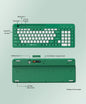PORTRONICS 2205 BUBBLE SQUARE WIRELESS KEYBOARD GREEN