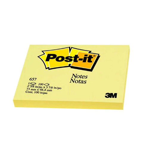 3M POST-IT PADS 3X4 100