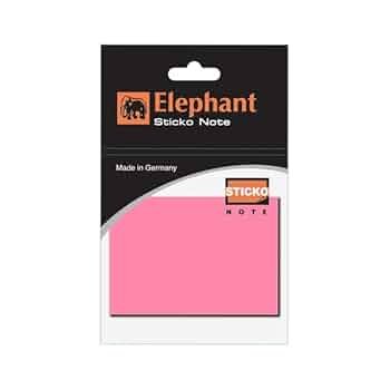 ELEPHANT 106959 3*3 STICKY NOTES N.PINK