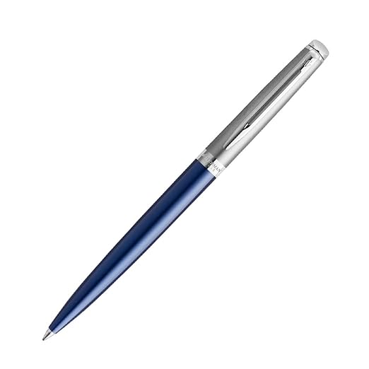 WATERMAN HEMISPHERE STAINLESS STEEL MATTE BLUE CT BALL PEN