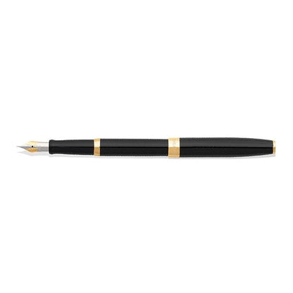 SHEAFFER 9471 GLOSS BLACK WITH GT M FOUNTAIN PEN
