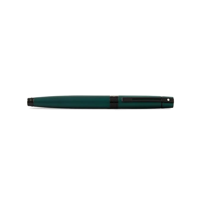 SHEAFFER 9346 MATTE GREEN WITH BLACK TRIM M FOUNTAIN PEN